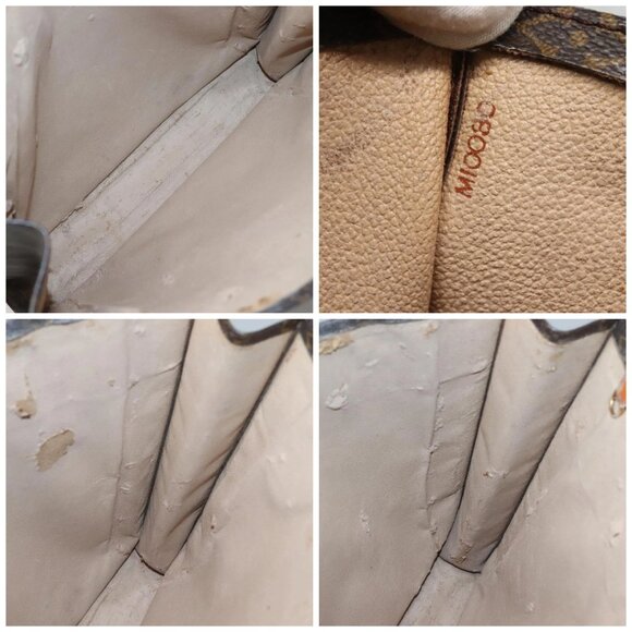 LOUIS VUITTON Monogram Sac Plat Hand Bag M51140 LV Auth 133704 - Picture 16 of 16